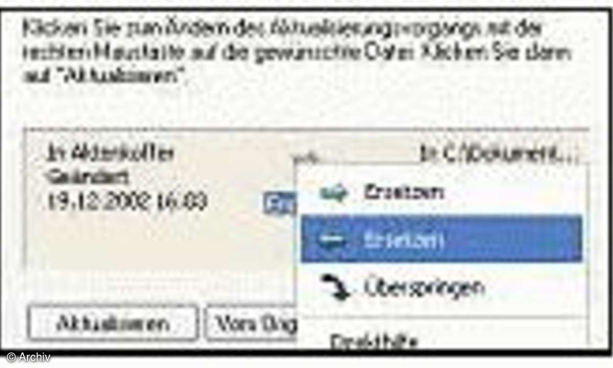 Windows: Dateien abgleichen