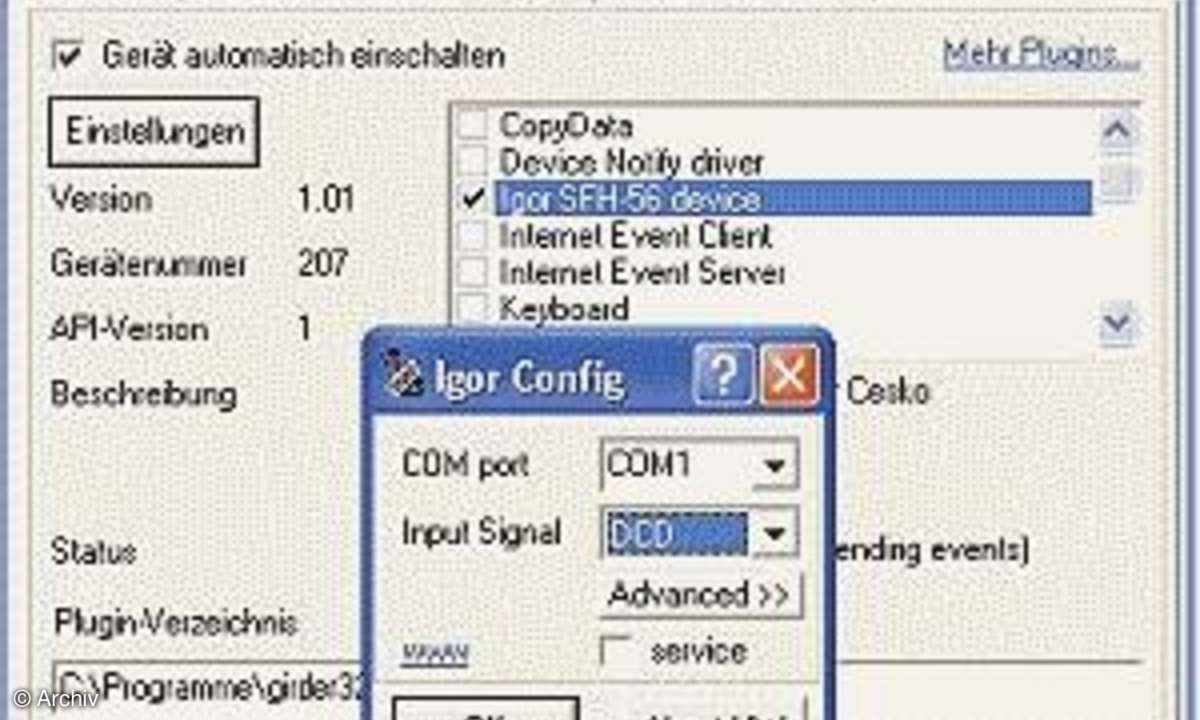Fernbedienung: Hard-/Software