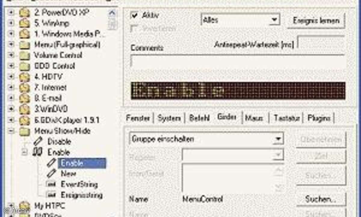 Fernbedienung: Hard-/Software