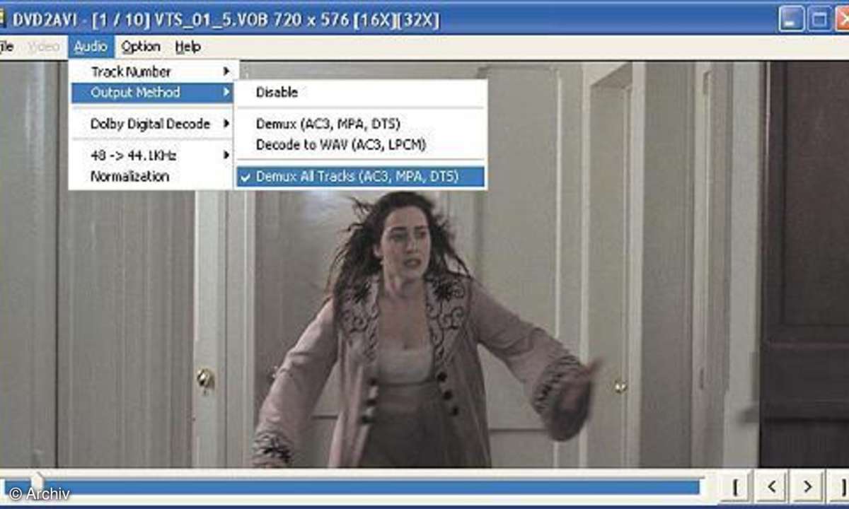 Archivierung mit MPEG4-Codec