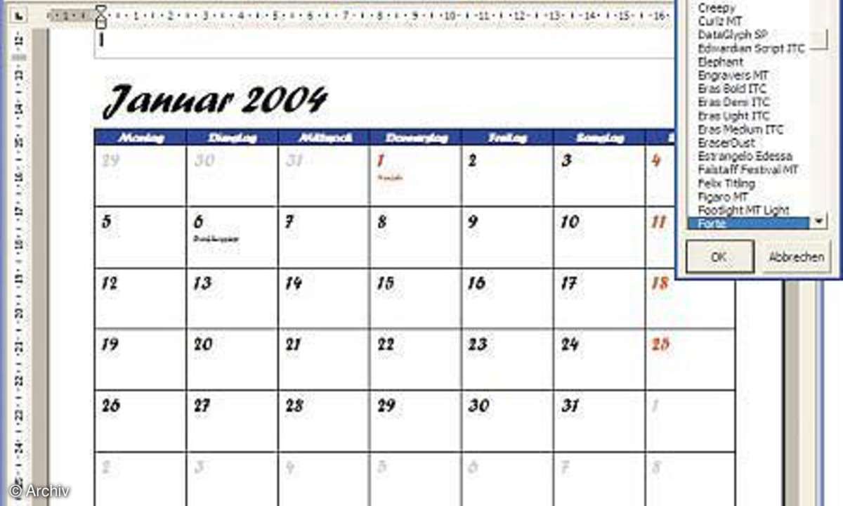 VBA: Geburts-/Festtagskalender