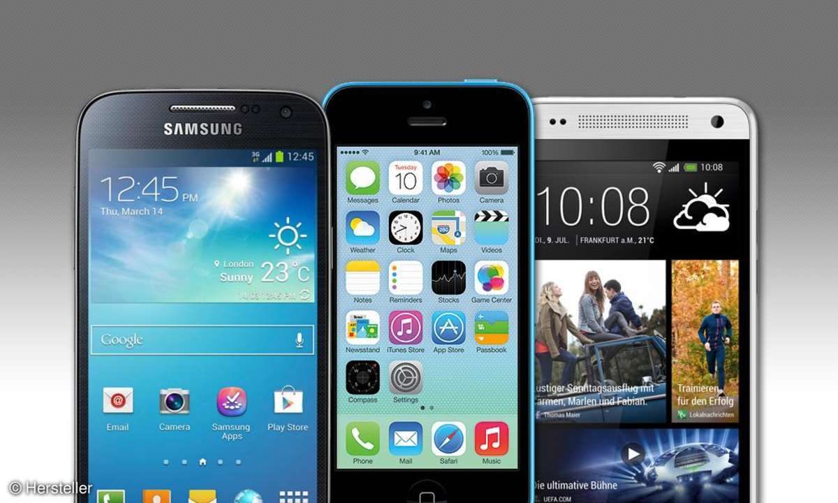 Die besten Smartphones 2013