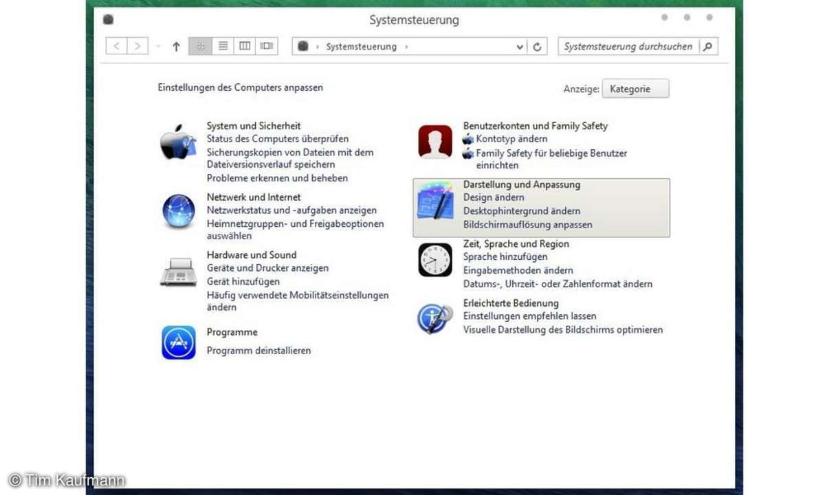 Systemsteuerung