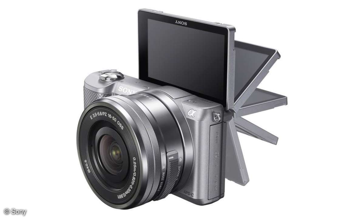 Sony Alpha 5000 - Klapp-Display