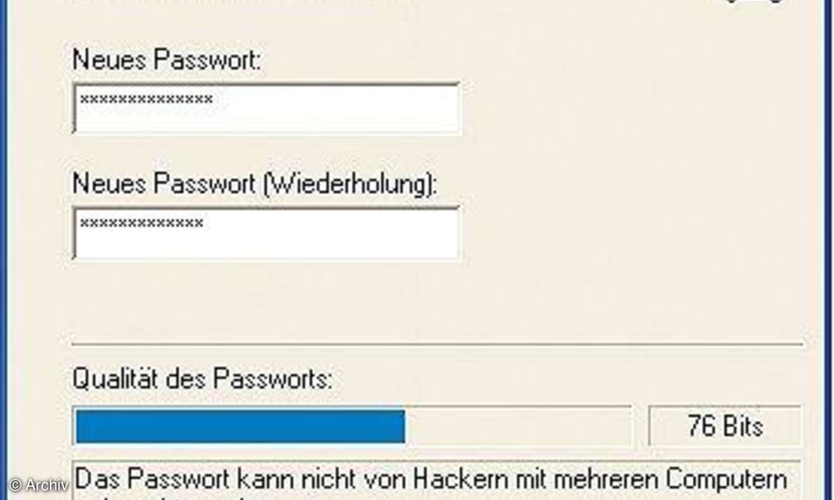 Sicher wegschließen