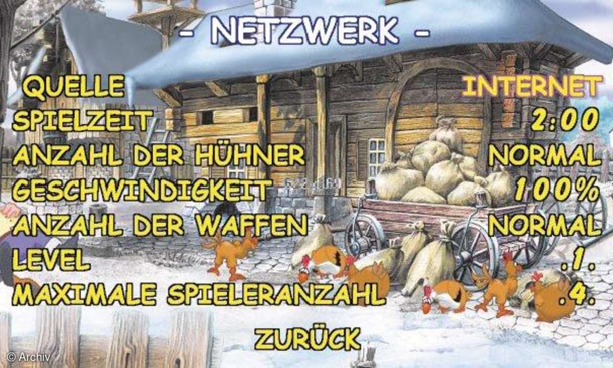 Alter PC: Netzwerkspiele