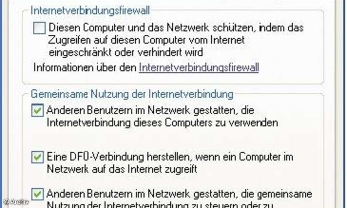 Alter PC: Arbeiten im Netz
