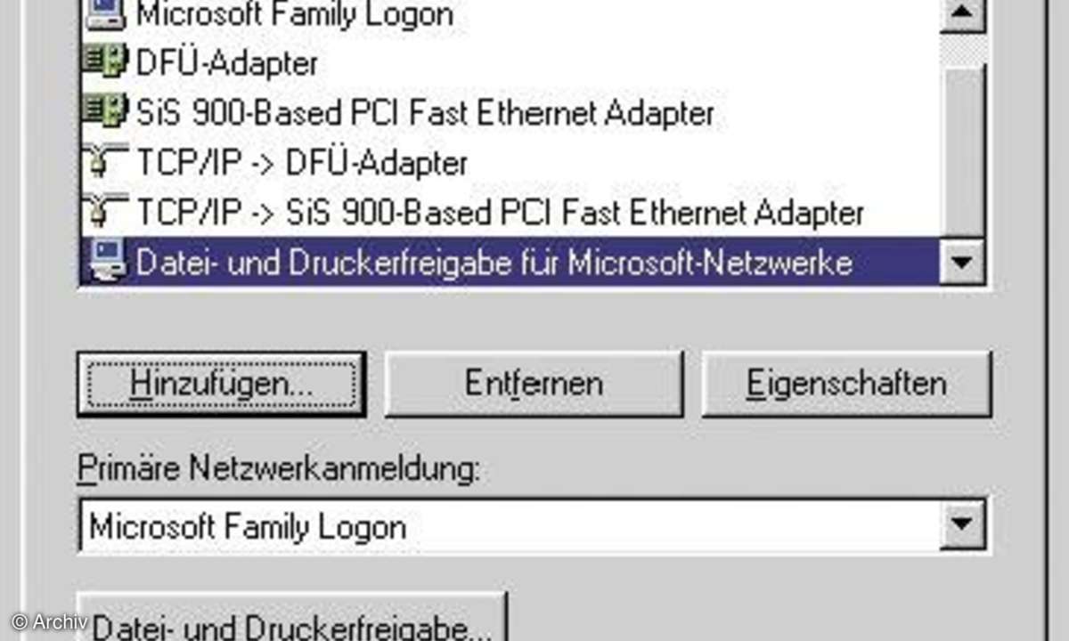 Alter PC: Arbeiten im Netz