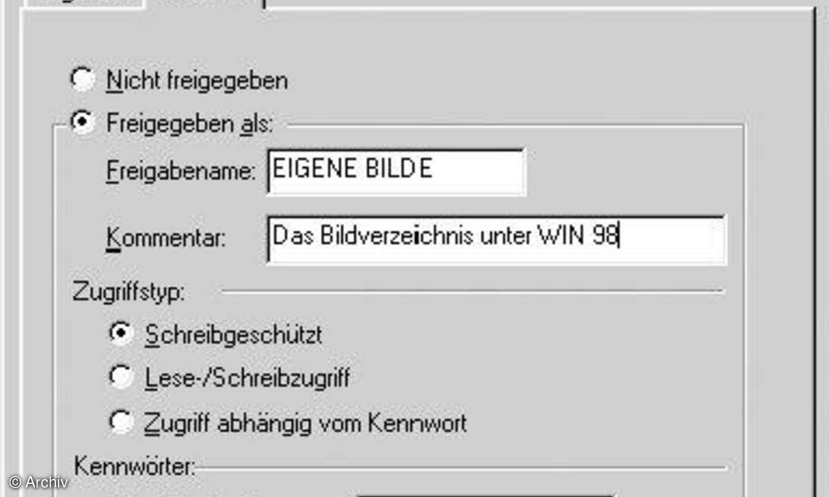 Alter PC: Arbeiten im Netz