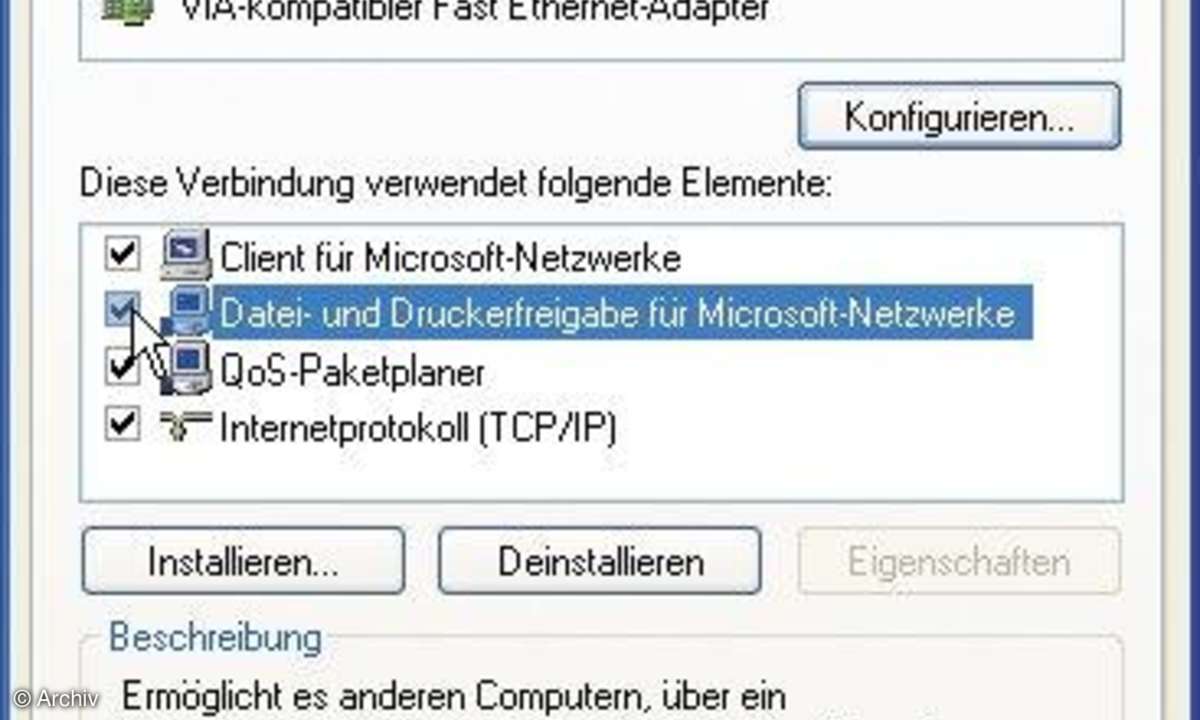 Alter PC: Arbeiten im Netz