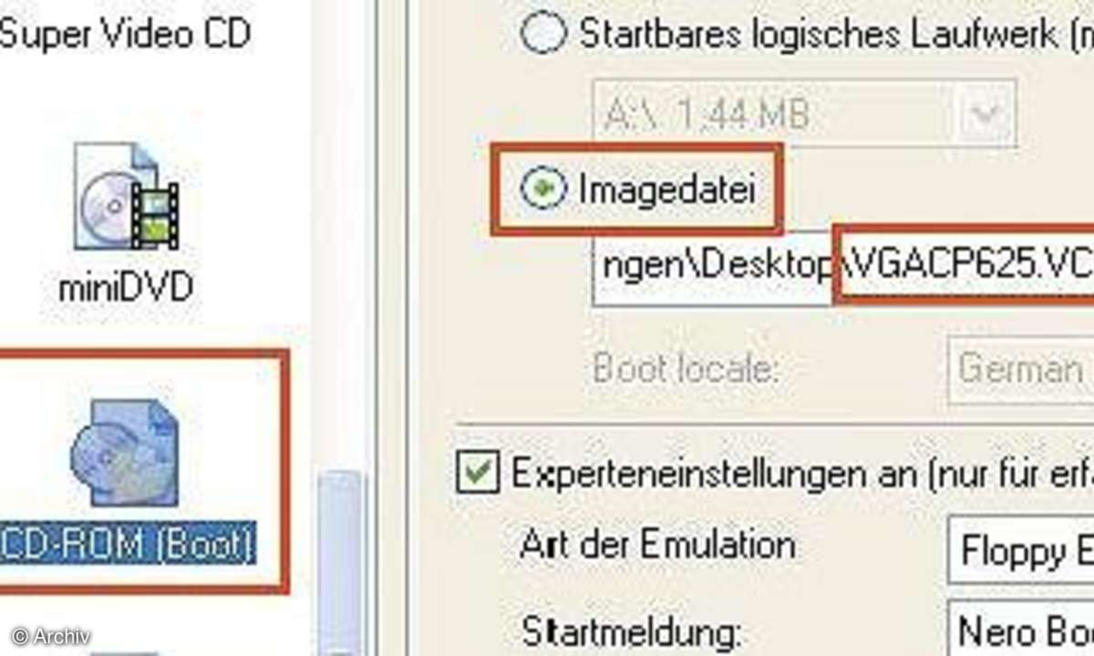 Boot-CD erstellen