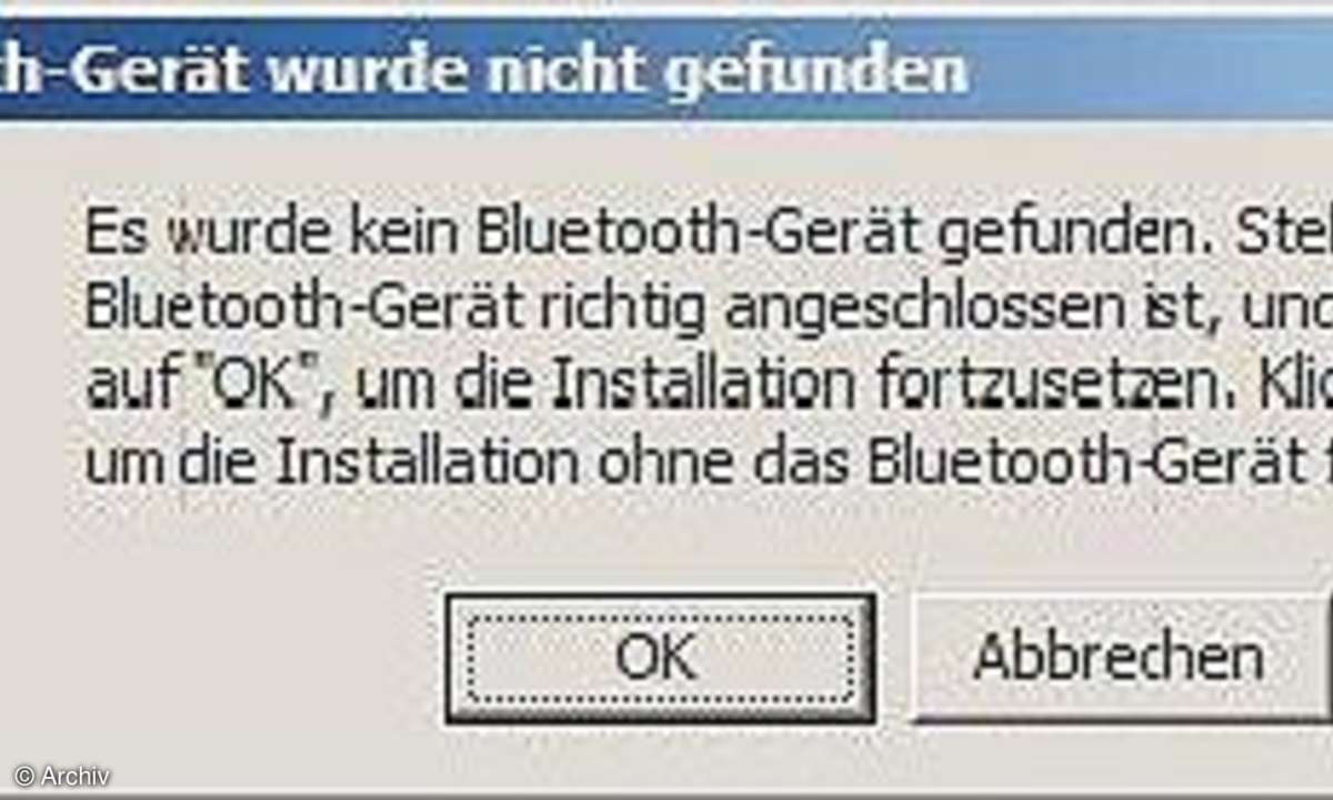 Verbindung mit Bluetooth