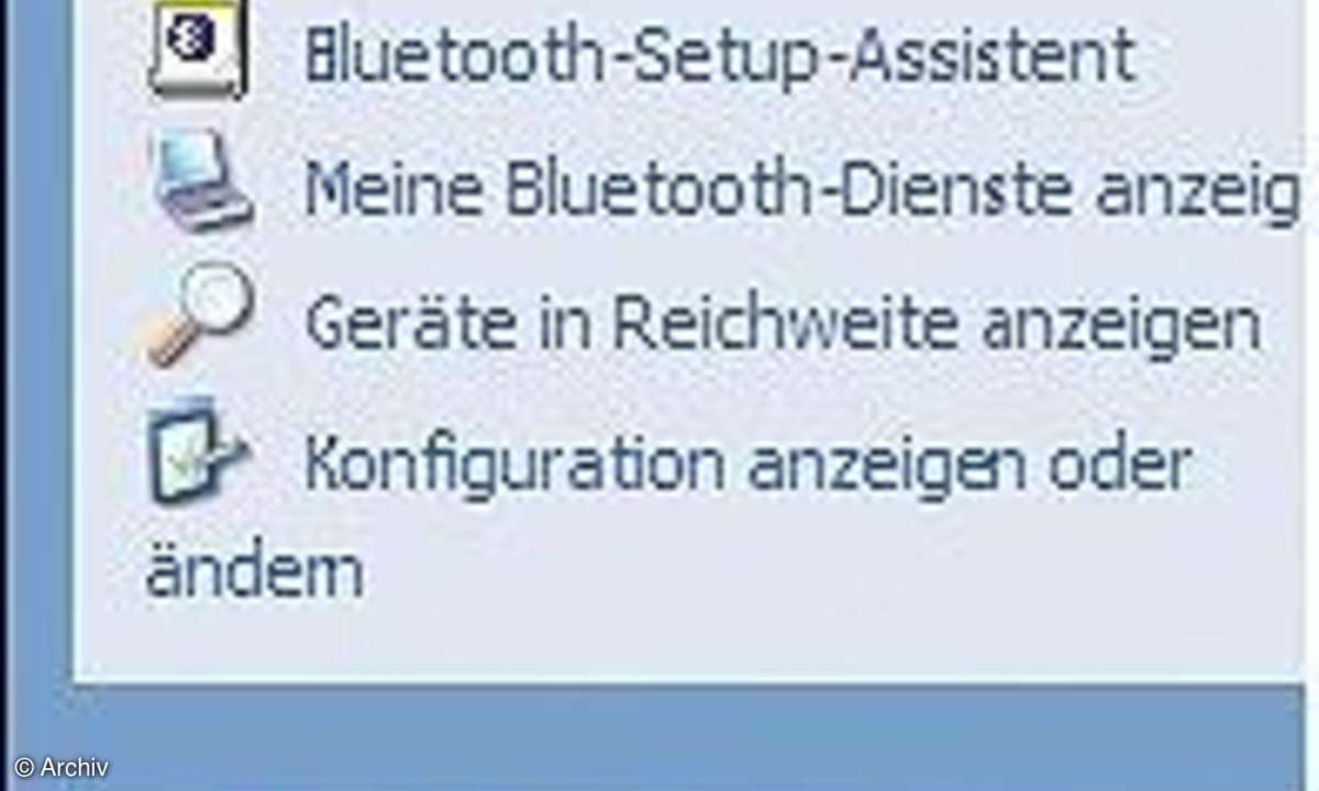 Verbindung mit Bluetooth