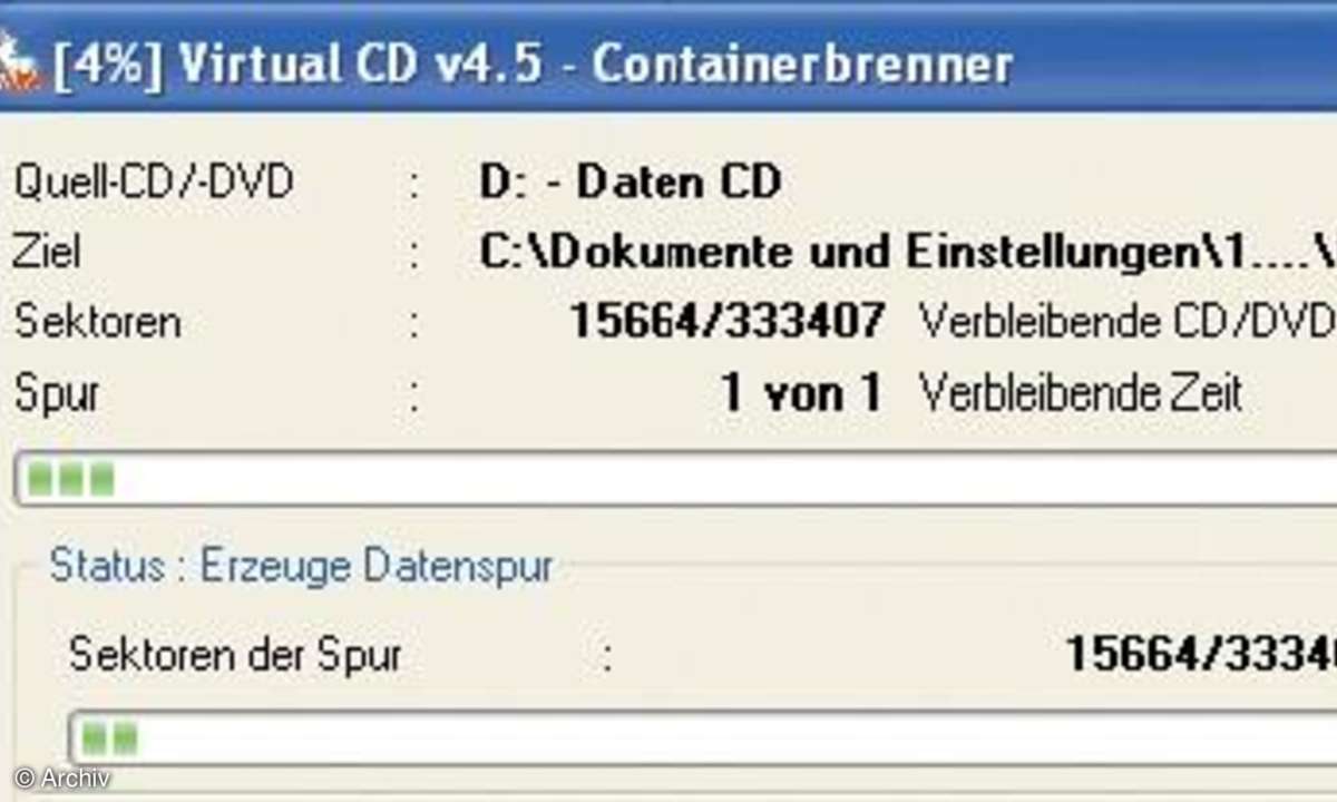 Virtuelle Laufwerke: Virtual CD v4.5