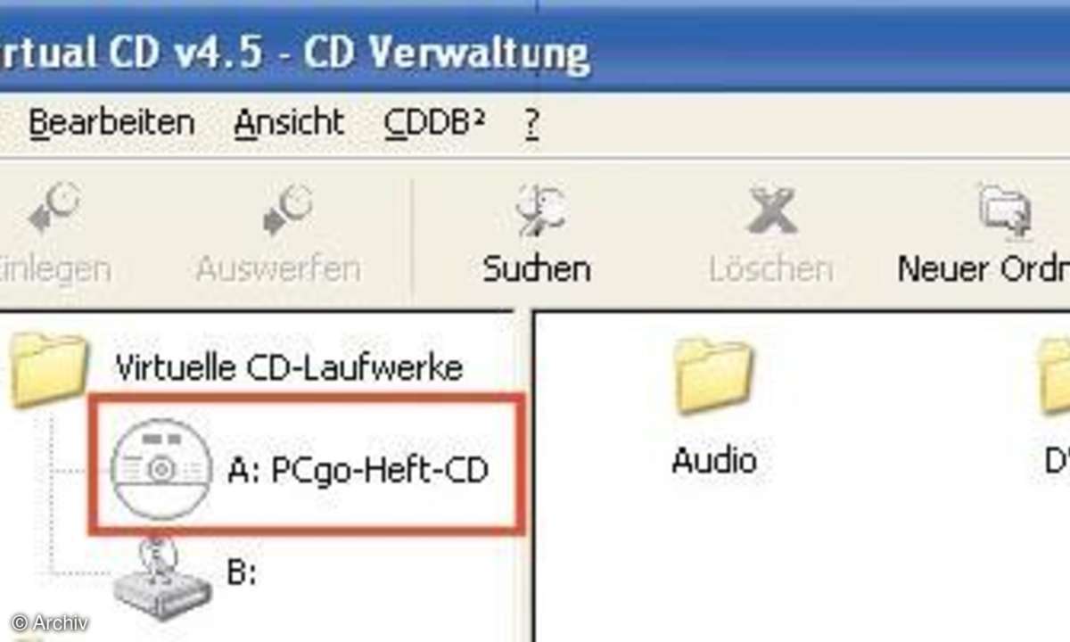 Virtuelle Laufwerke: Virtual CD v4.5