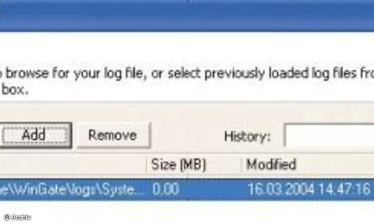 Auswertungs-Tool: WebSpy Analyzer 1.0
