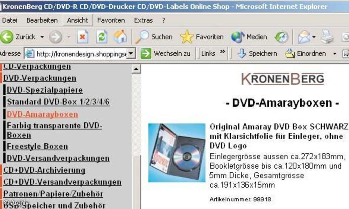 Ihr eigenes DVD-Cover