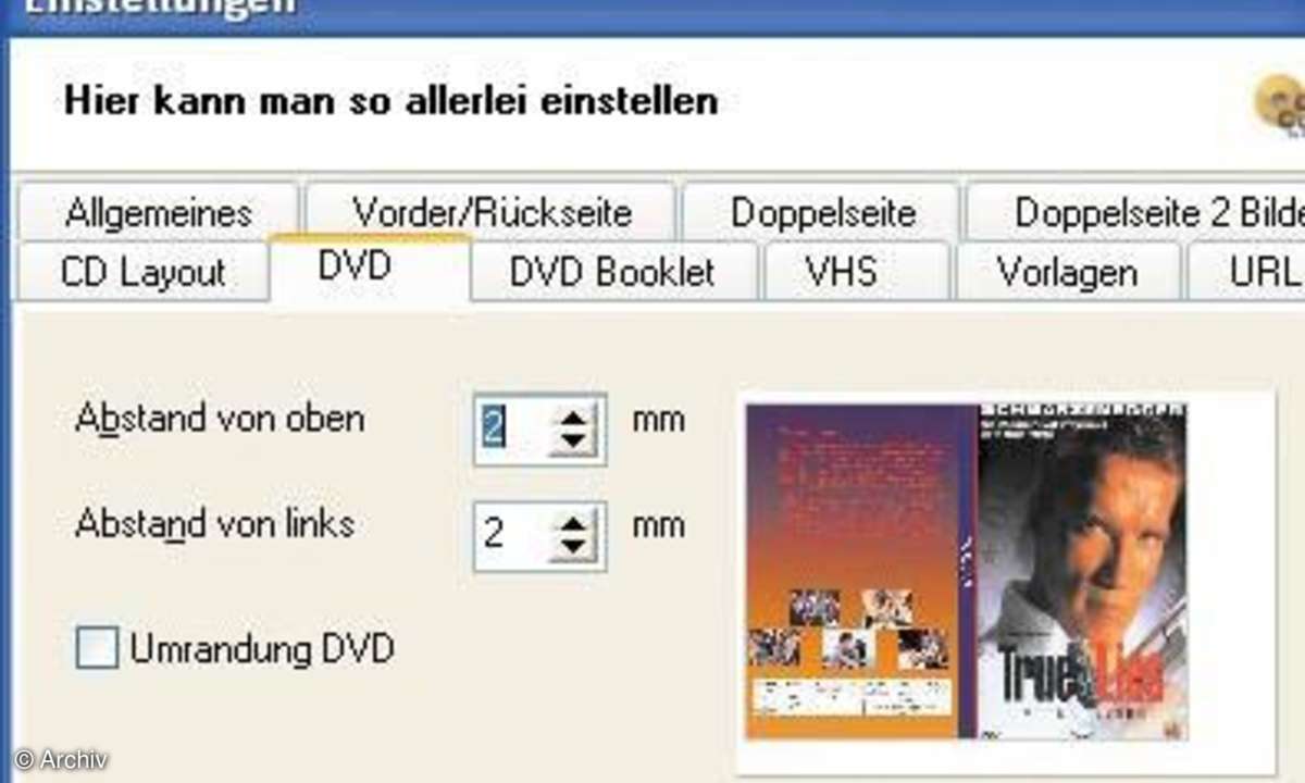 Ihr eigenes DVD-Cover