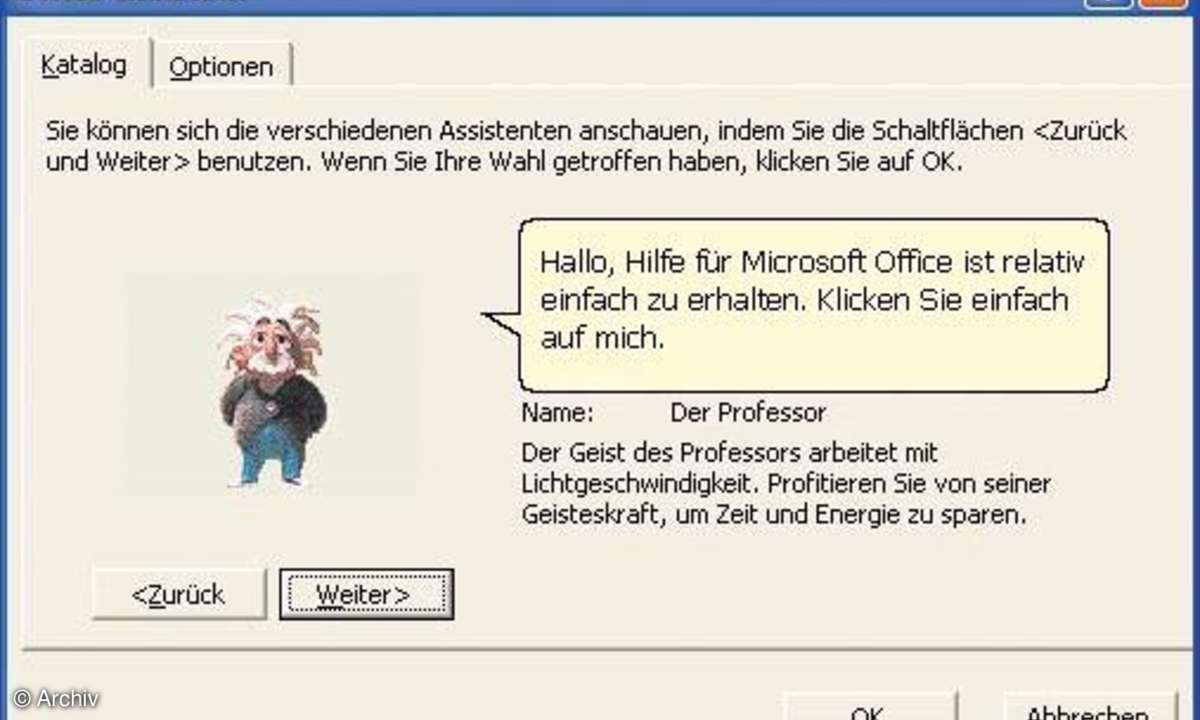 Office: Hilfe per Mausklick