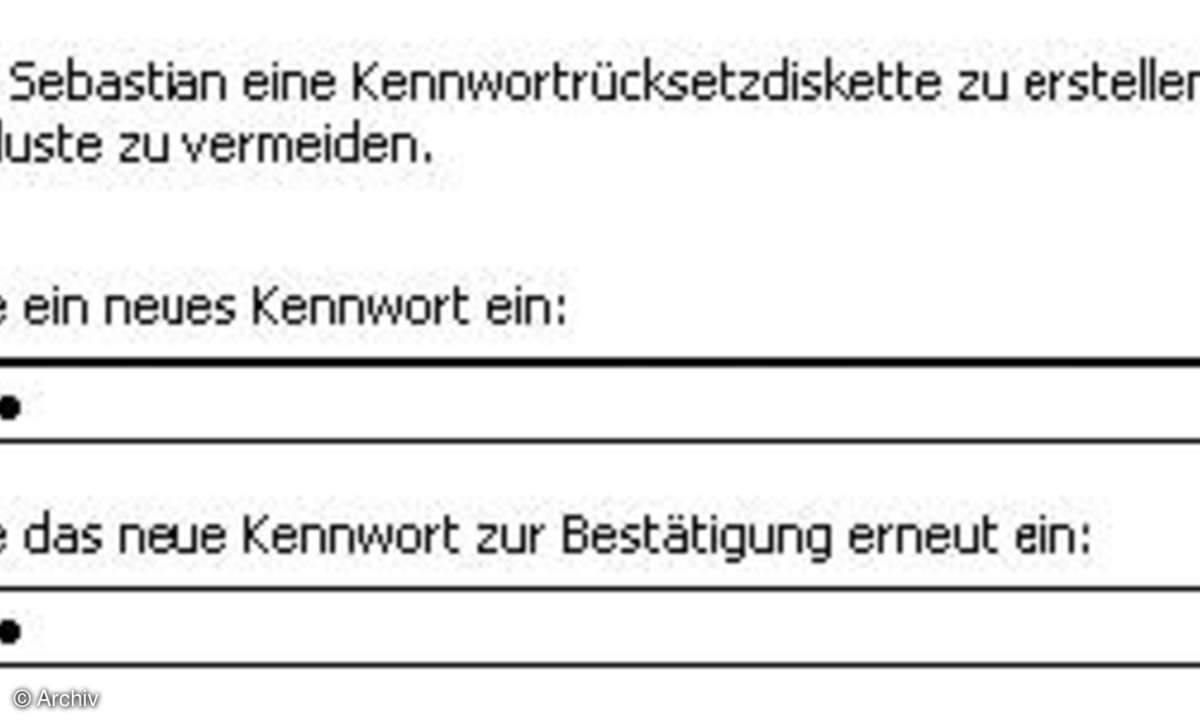 Benutzerkonten einrichten