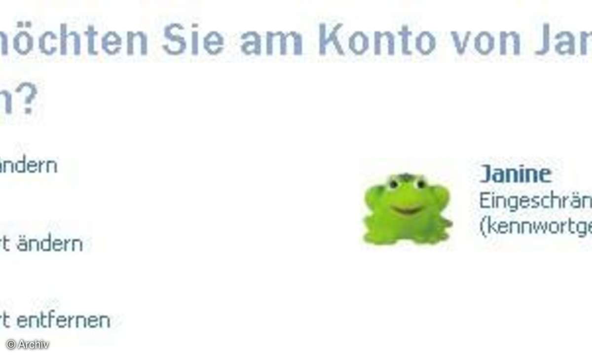 Benutzerkonten einrichten