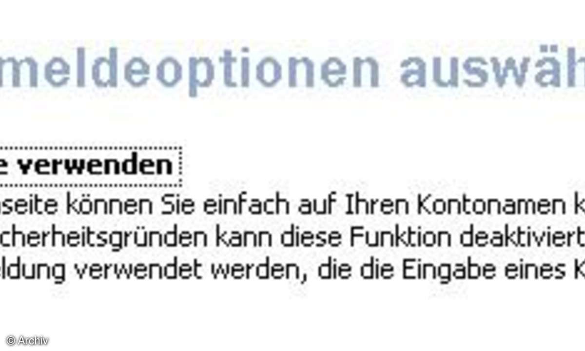 Benutzerkonten einrichten