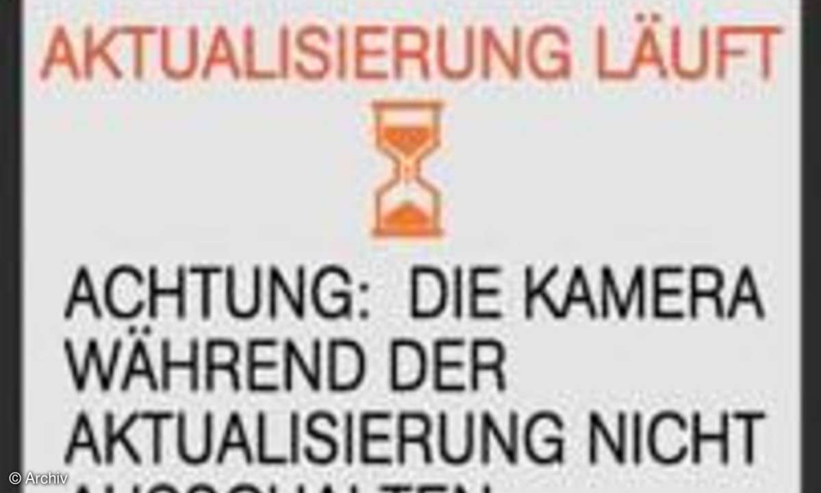 Firmware-Update für Digitalkameras