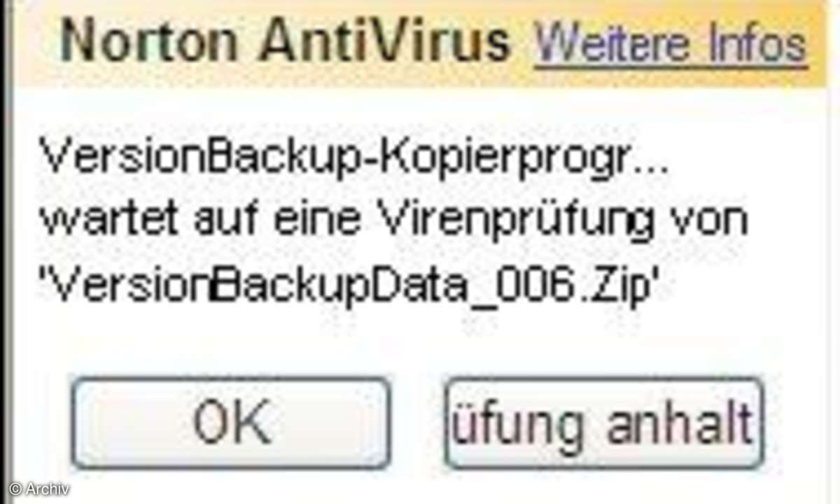 Backup-Tool: VersionBackup 2.11