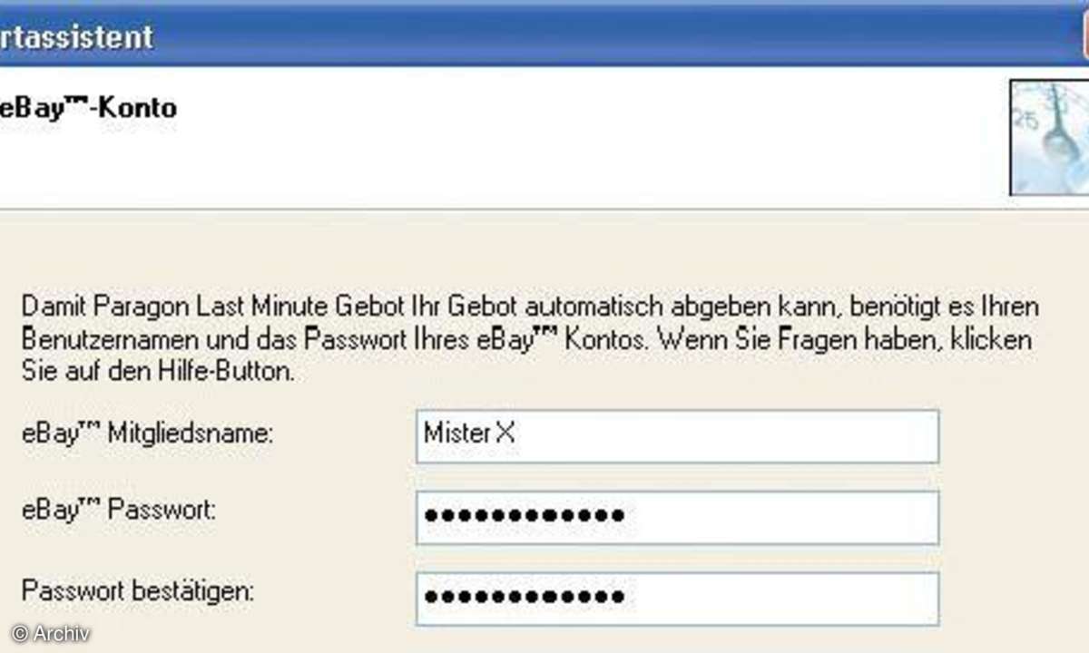 eBay-Tool: Last Minute Gebot 2.2 SE