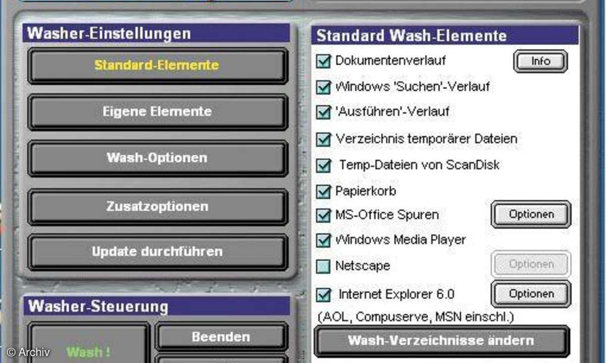 Spuren verwischen