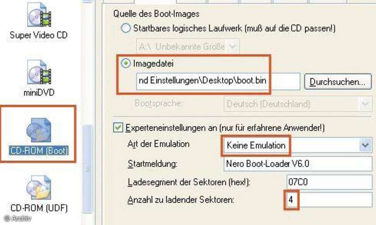 Setup-CD mit Service Pack 2