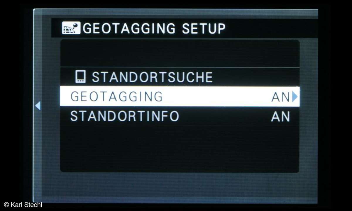 Fujifilm X-A1 Geotagging