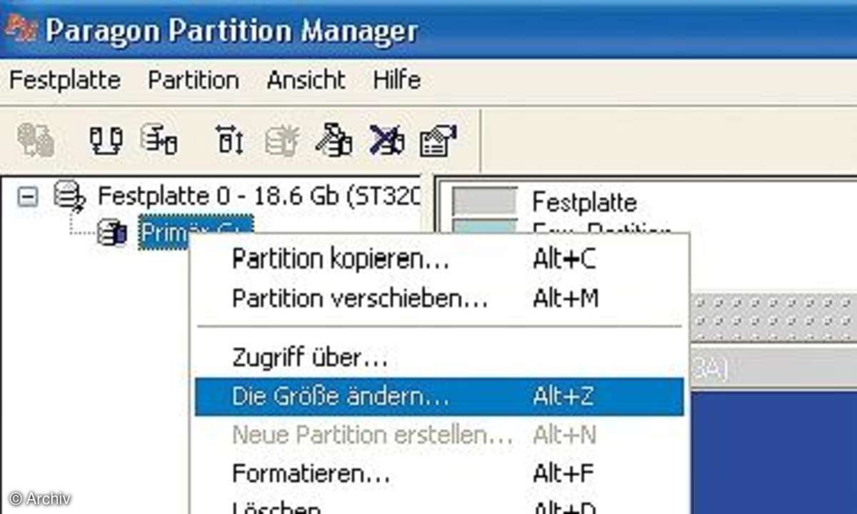 Festplatten und Daten organisieren