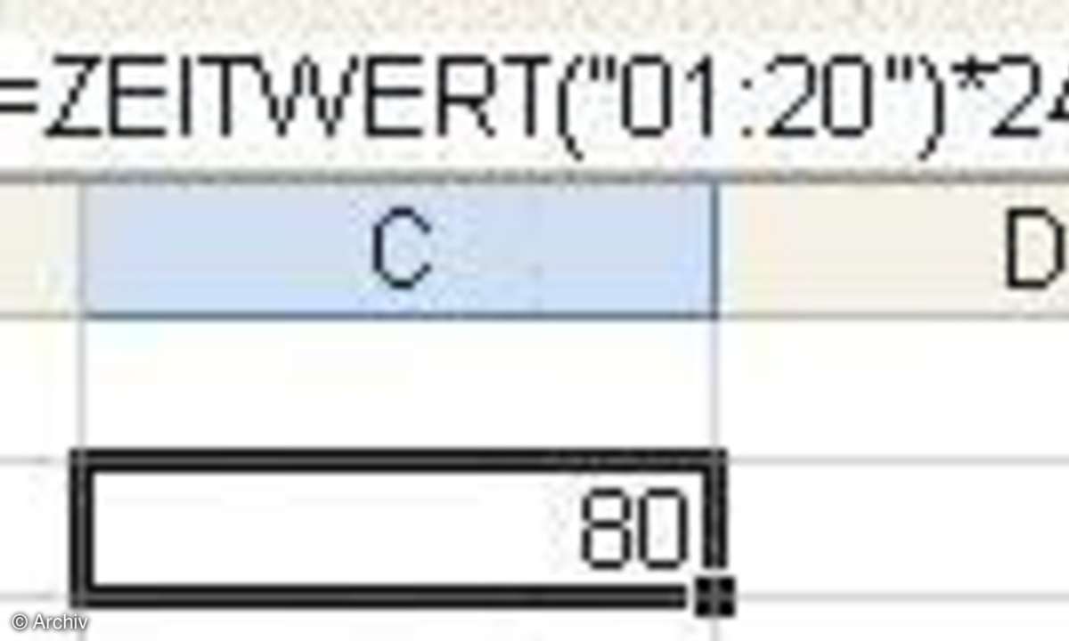 Uhrzeiten verarbeiten in Excel