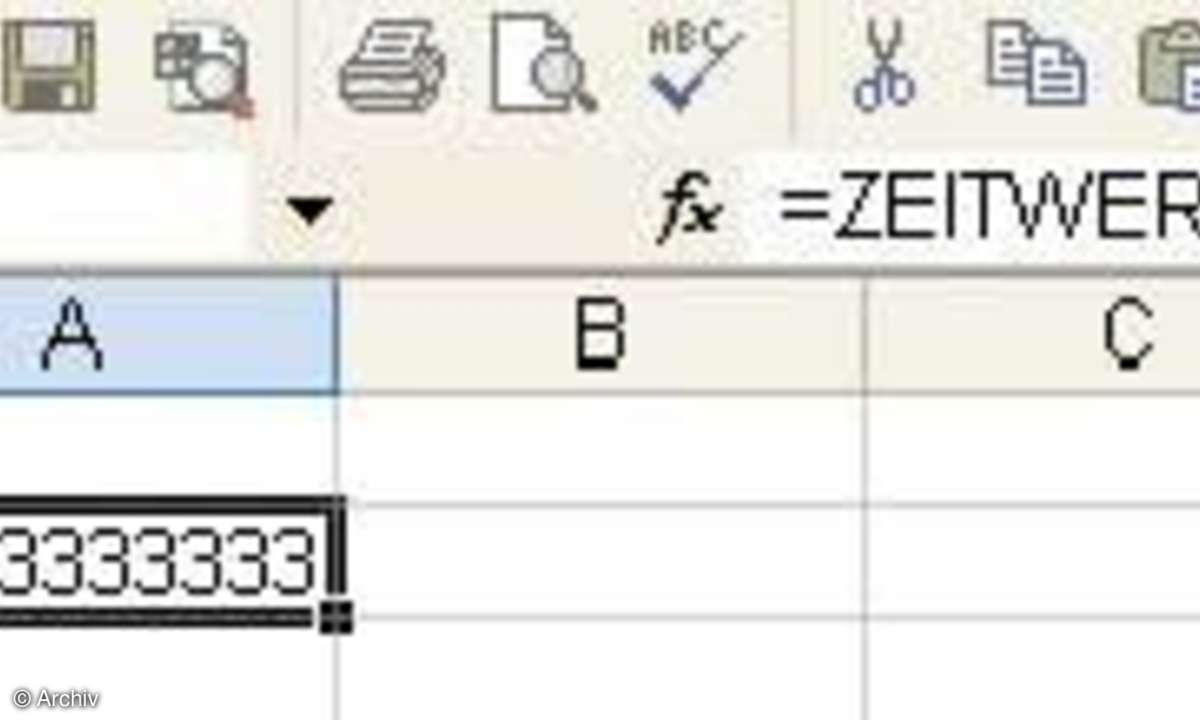 Uhrzeiten verarbeiten in Excel