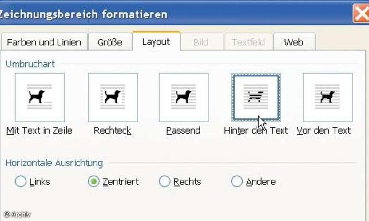 Visitenkarten mit Word
