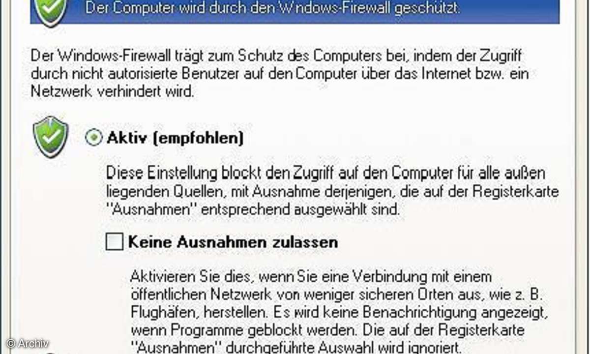 Firewalls richtig konfigurieren, Teil 1