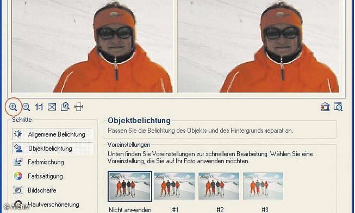 PhotoImpact: Fotos digital aufpoliert