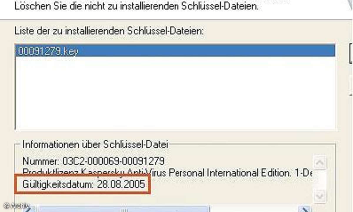 Perfekter Virenschutz: Kaspersky Anti-Virus Personal