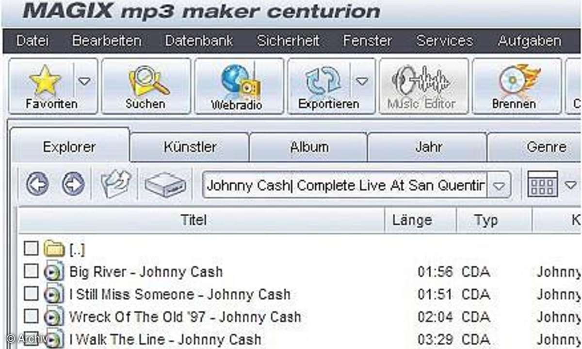 Effektiv arbeiten mit Magix MP3 maker