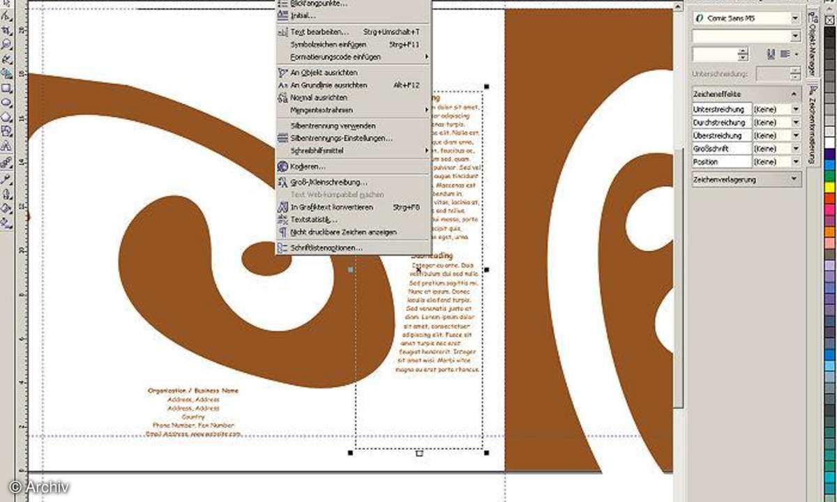 Videoworkshop: Einladung mit CorelDraw