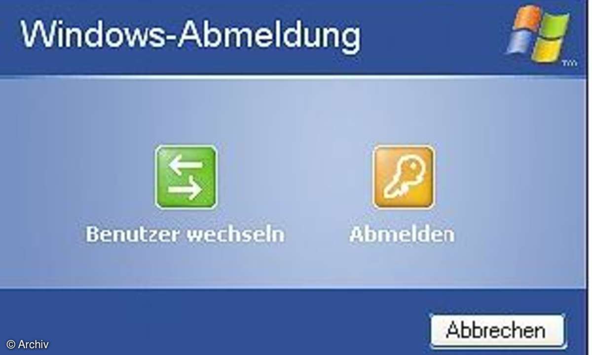 Sichere Benutzerkonten unter Windows XP