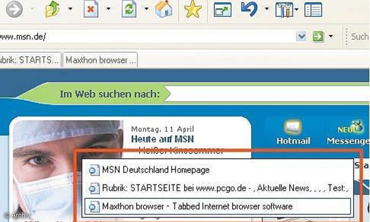 Internet Explorer 7 schon jetzt