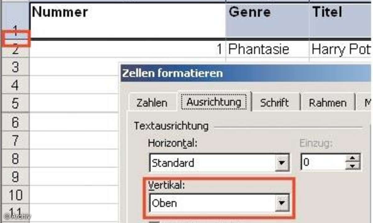 Tipps zu Datenbanken in Excel