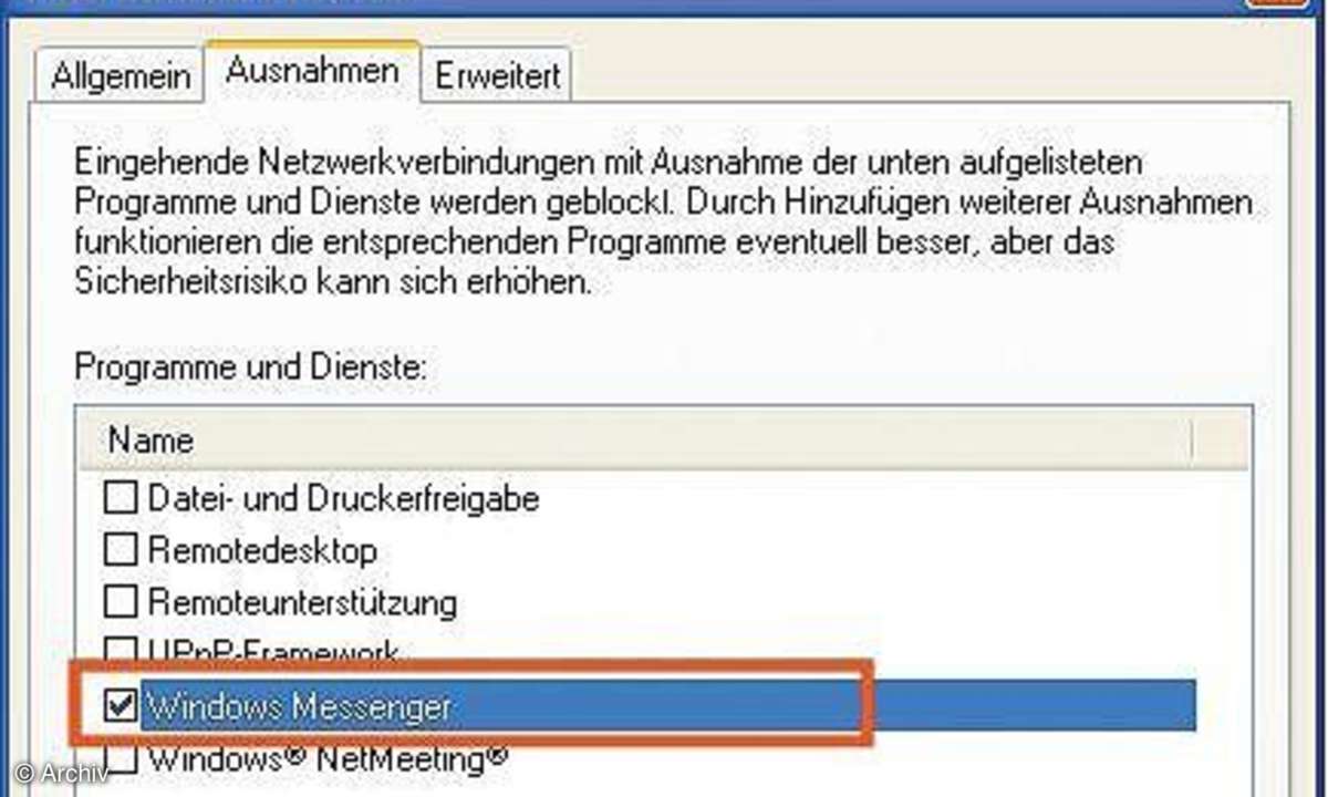 Videotelefonie mit Webcams