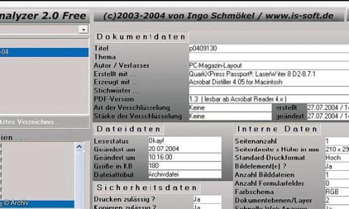Tools für PDF-Dokumente