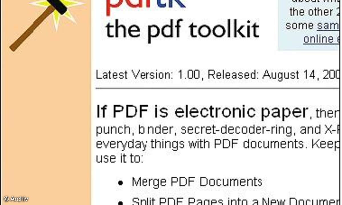 Tools für PDF-Dokumente
