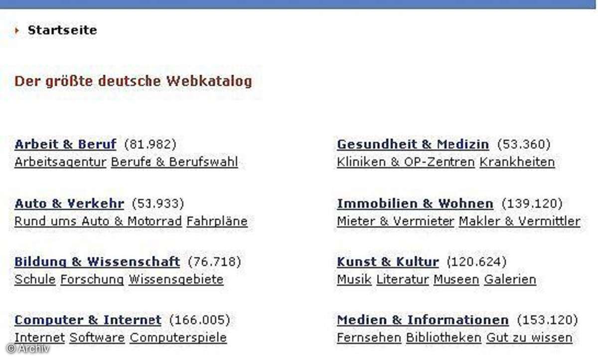 Suchdienste und Suchtipps fürs Netz