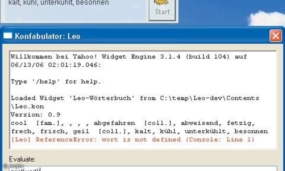 Widgets selbst programmieren