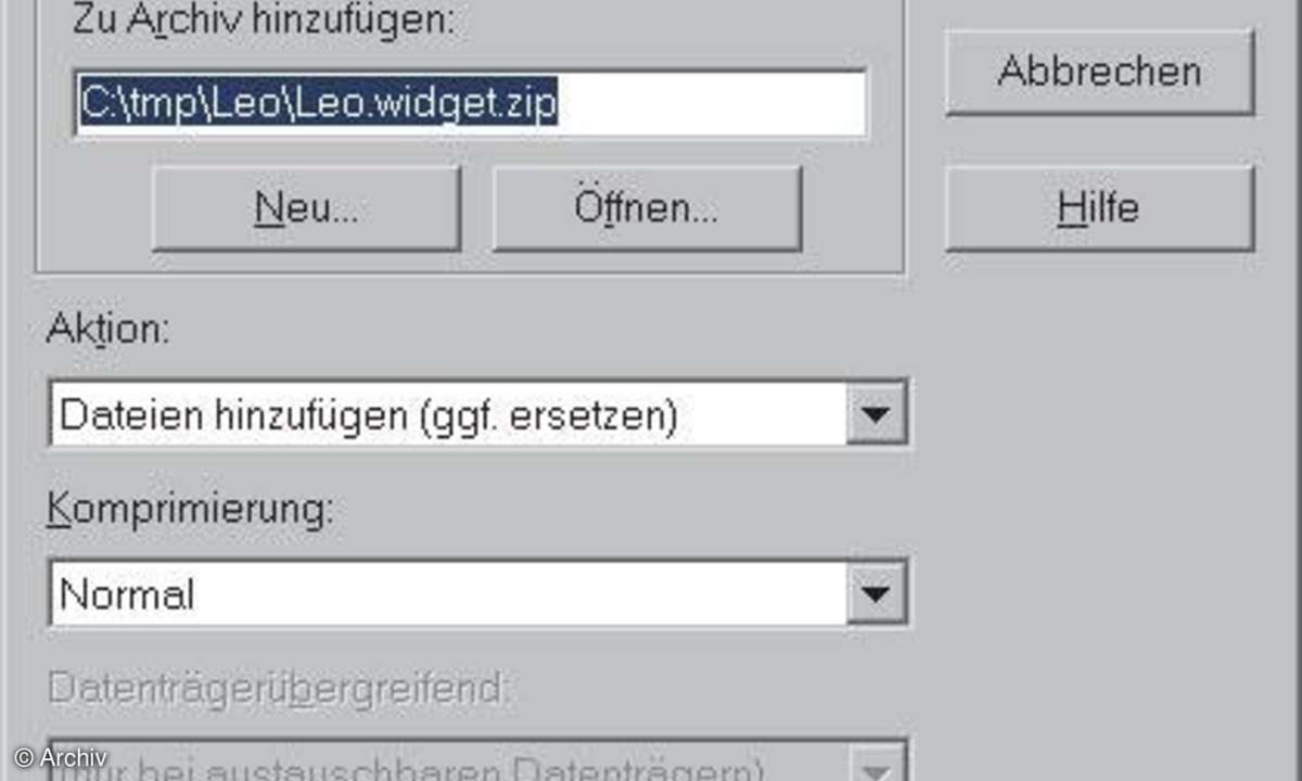 Widgets selbst programmieren